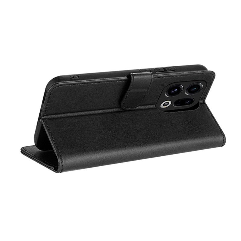 Leren Hoesje Voor Oppo Find X9 5g Azns Leer-effect