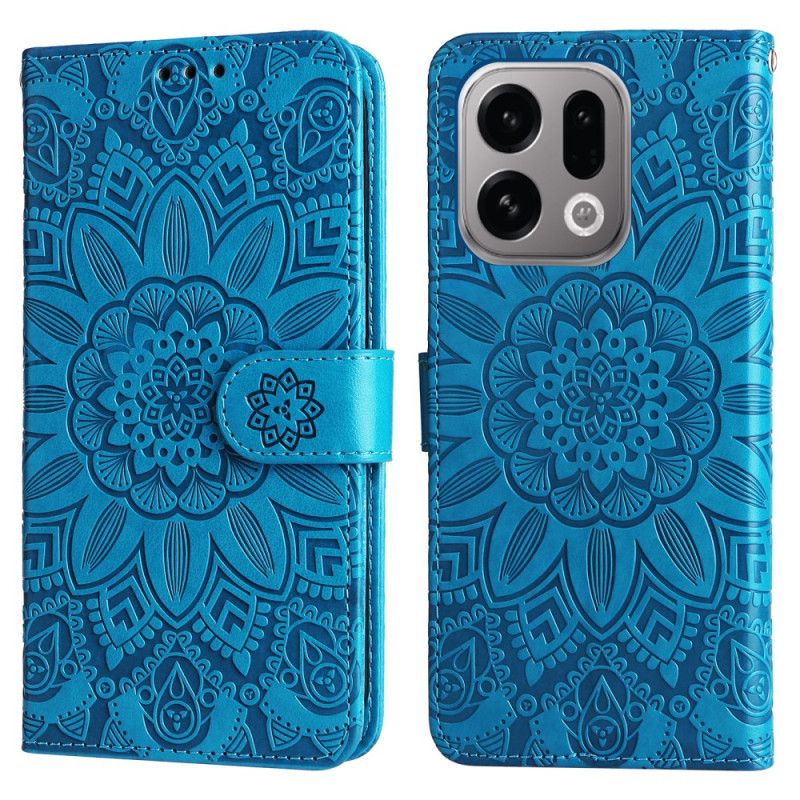Leren Hoesje Voor Oppo Find X9 5g Mandala