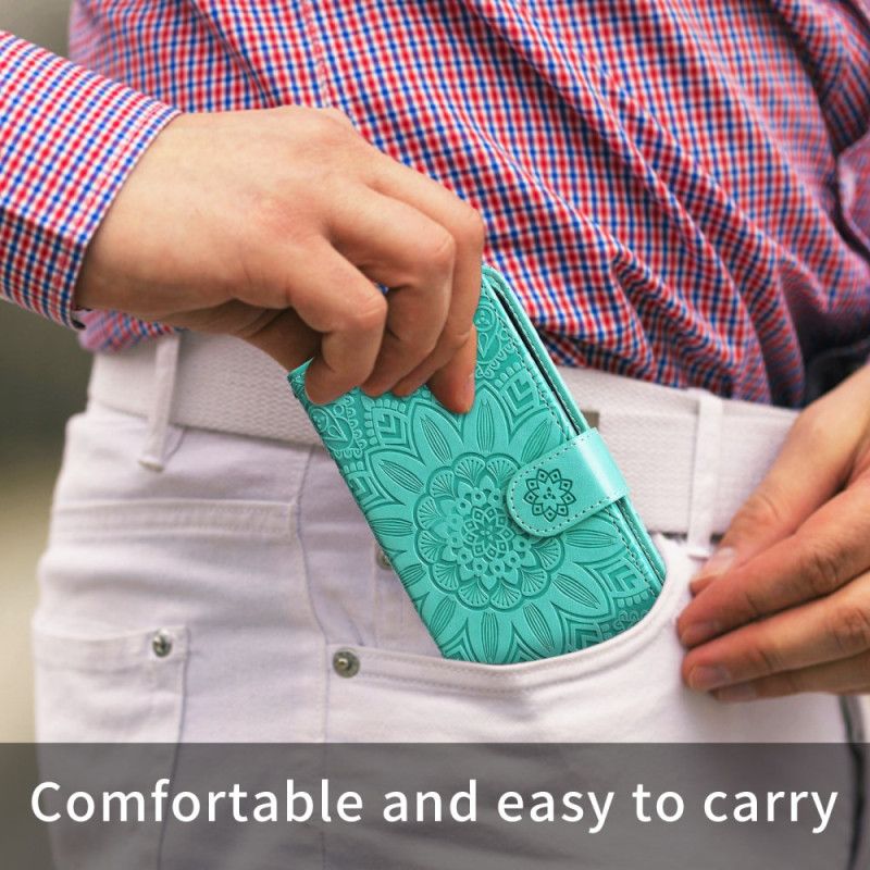 Leren Hoesje Voor Oppo Find X9 5g Mandala