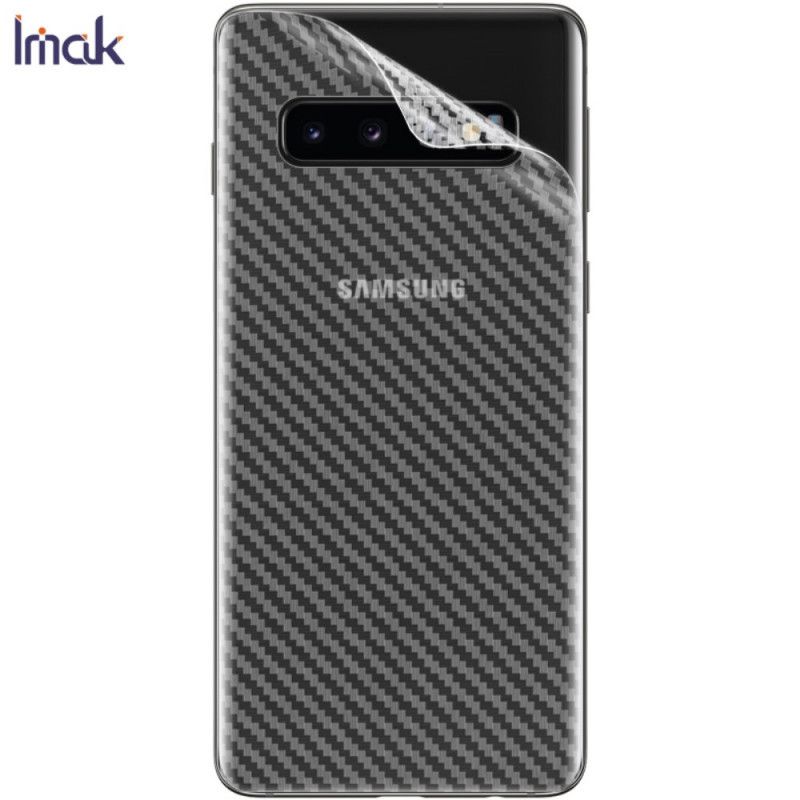 Achterbeschermfolie Samsung Galaxy S10 Carbon Stijl Imak