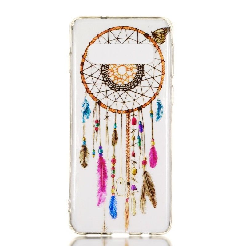 Case Hoesje Samsung Galaxy S10 Telefoonhoesje Transparante Kleurrijke Dromenvanger