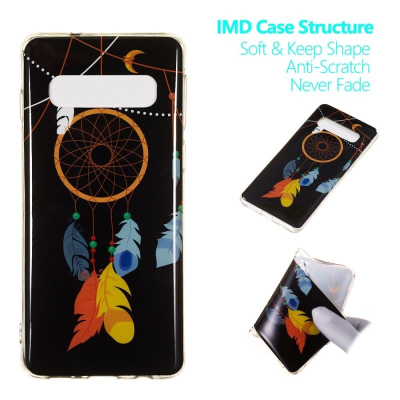 Case Hoesje Samsung Galaxy S10 Telefoonhoesje Unieke Fluorescerende Dromenvanger