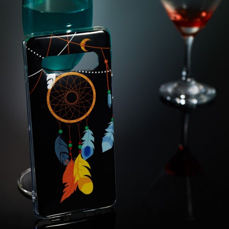 Case Hoesje Samsung Galaxy S10 Telefoonhoesje Unieke Fluorescerende Dromenvanger