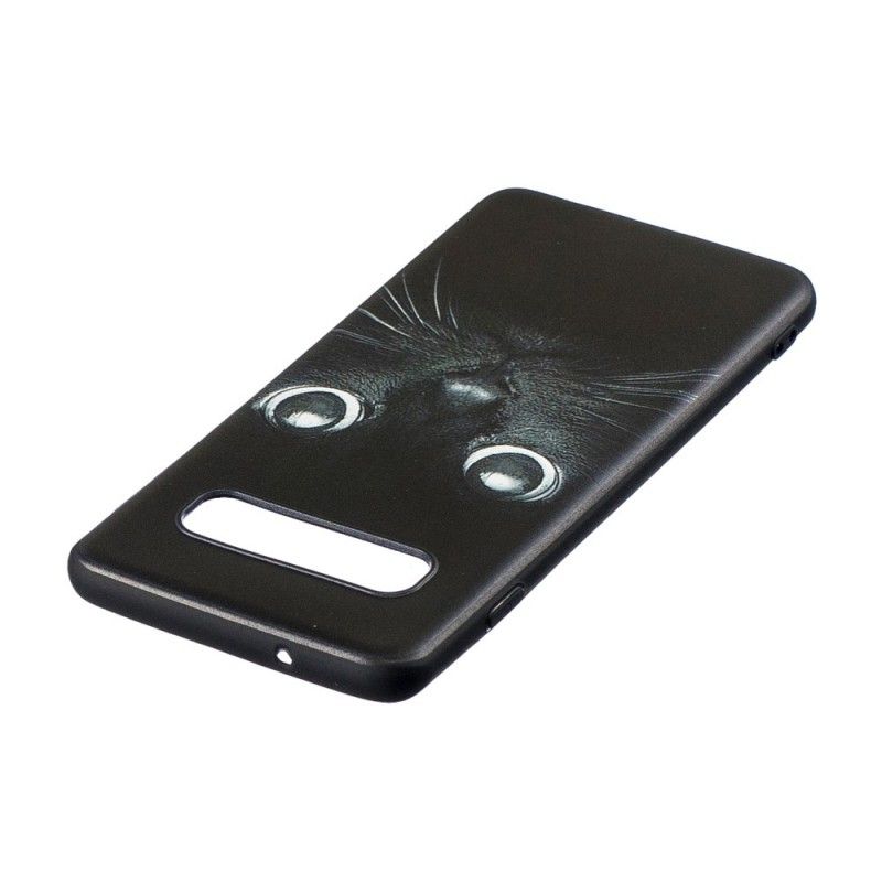 Cover Hoesje Samsung Galaxy S10 Telefoonhoesje Kattenogen