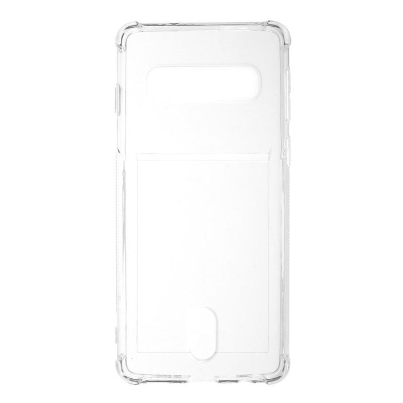 Cover Hoesje Samsung Galaxy S10 Telefoonhoesje Transparante Kaarthouder