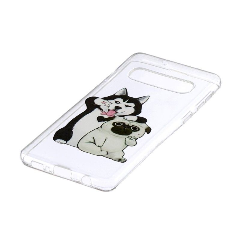 Hoesje Samsung Galaxy S10 Grappige Honden