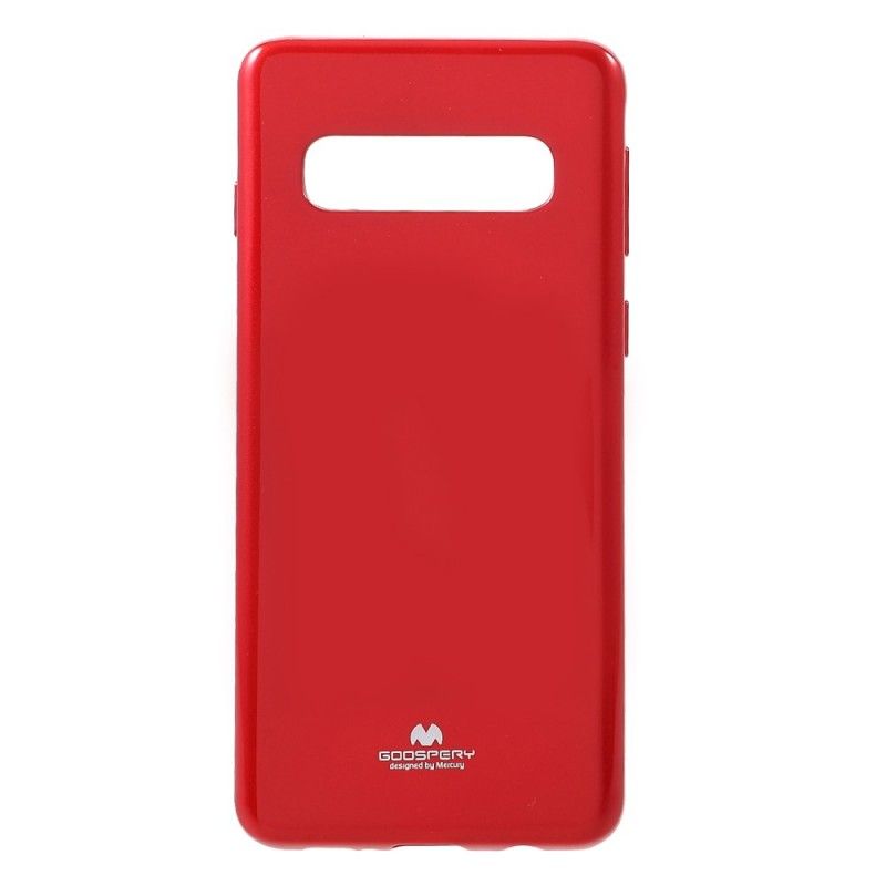 Hoesje Samsung Galaxy S10 Rood Zwart Flitsend Kwik