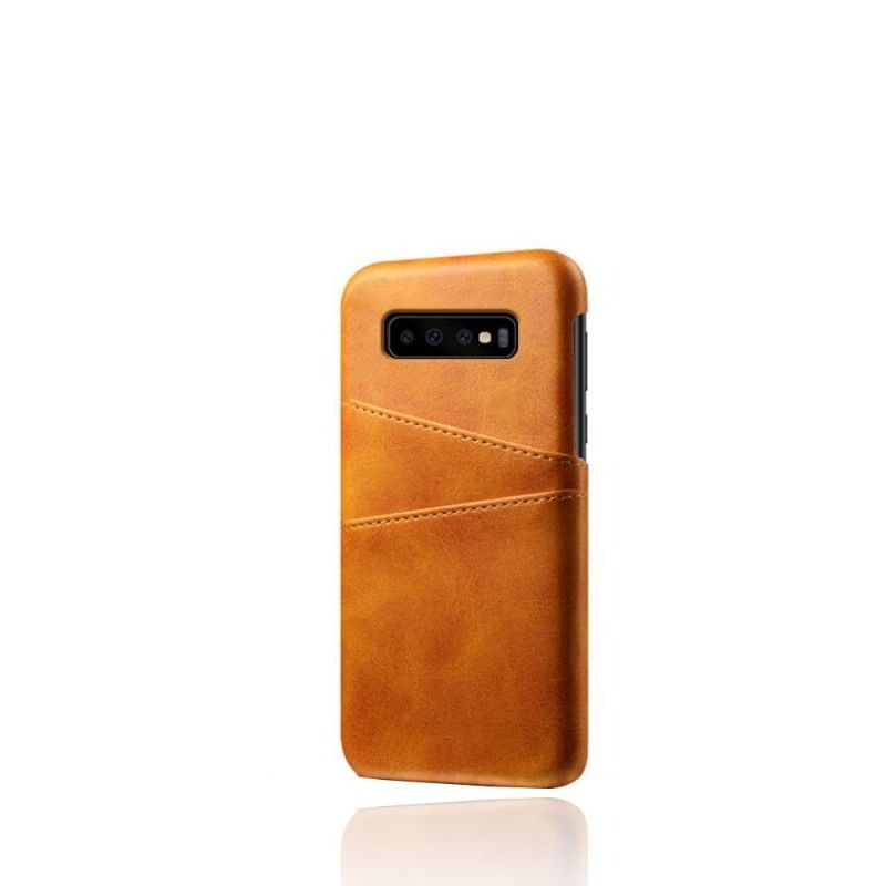 Hoesje Samsung Galaxy S10 Rood Zwart Kaarthouder