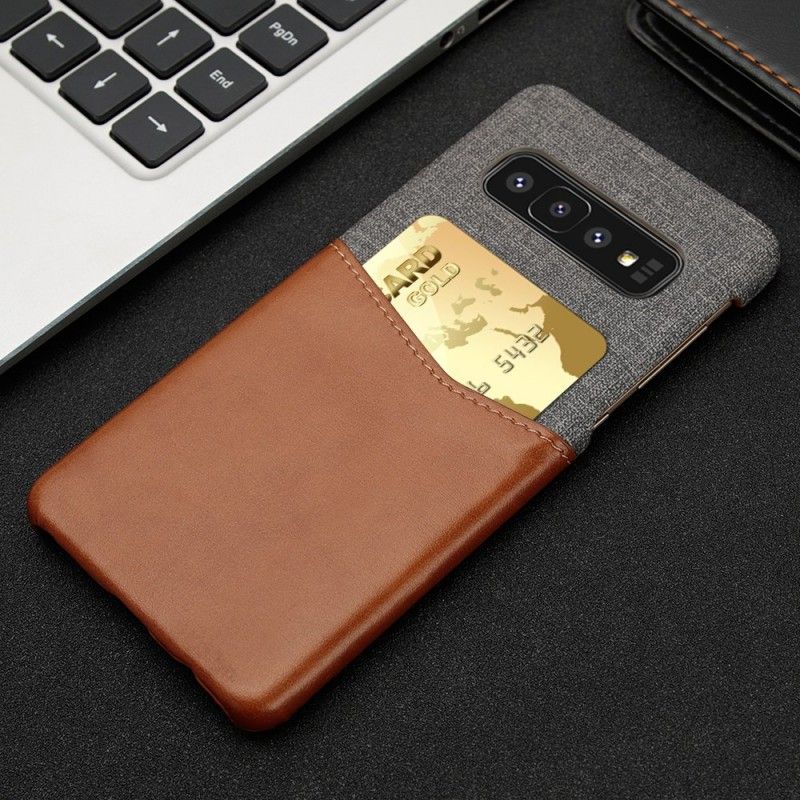 Hoesje voor Samsung Galaxy S10 Lichtblauw Slot