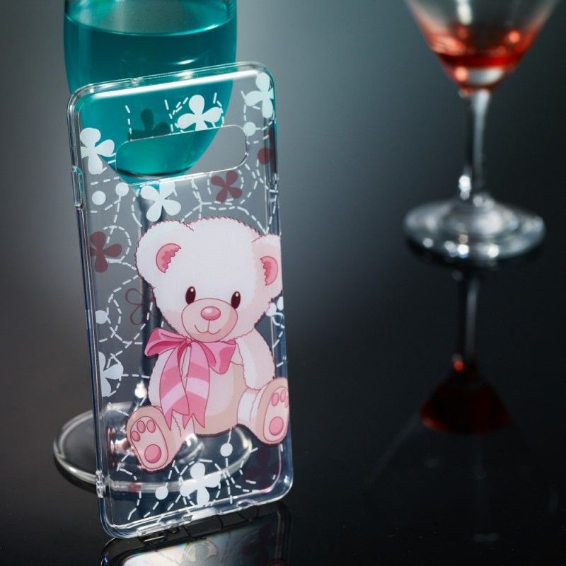 Hoesje voor Samsung Galaxy S10 Schattige Teddybeer