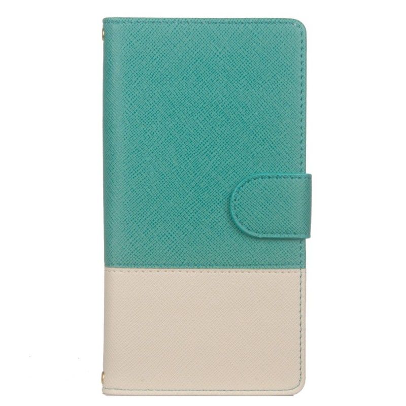 Leren Hoesje Samsung Galaxy S10 Grijs Zwart Tweekleurig Kunstleer