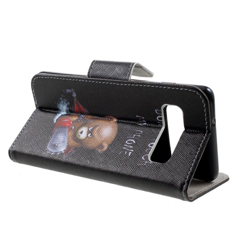 Leren Hoesje Samsung Galaxy S10 Telefoonhoesje Gevaarlijke Beer