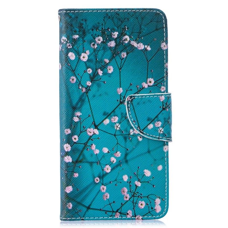 Leren Hoesje voor Samsung Galaxy S10 Bloeiende Boom