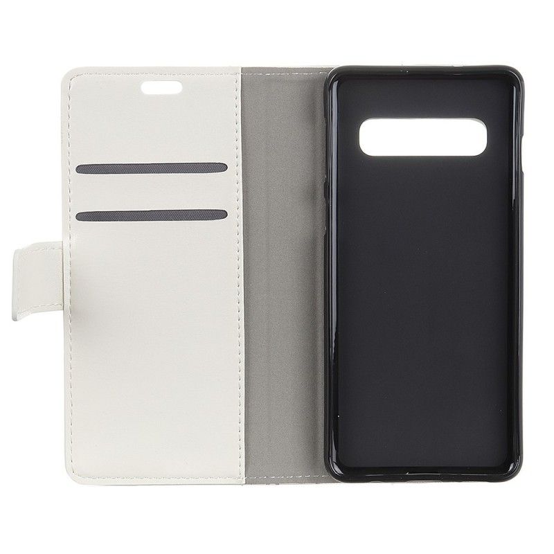 Leren Hoesje voor Samsung Galaxy S10 Familie Van Uilen