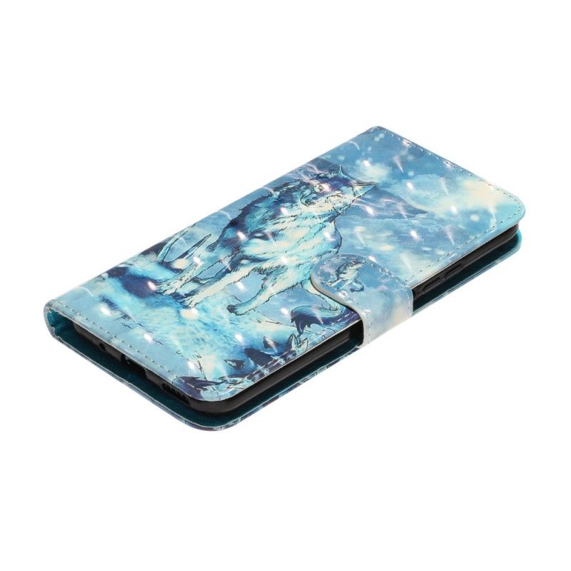 Bescherming Hoesje Honor 20 Pro Telefoonhoesje Wolflichtvlekken Met Riem