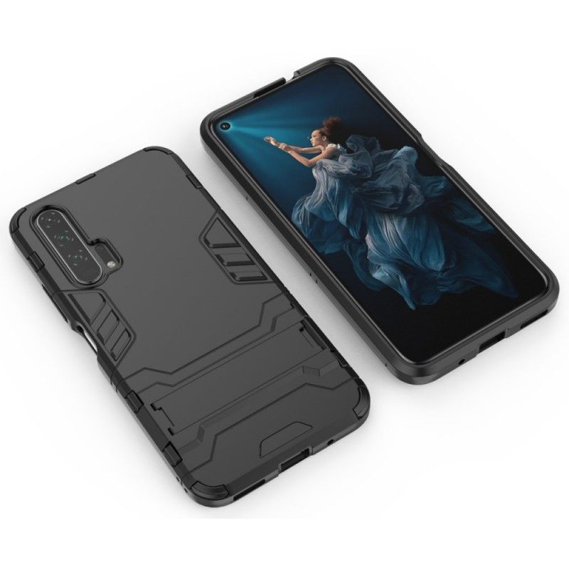 Case Hoesje Honor 20 Pro Donkerblauw Zwart Telefoonhoesje Ultrabestendig