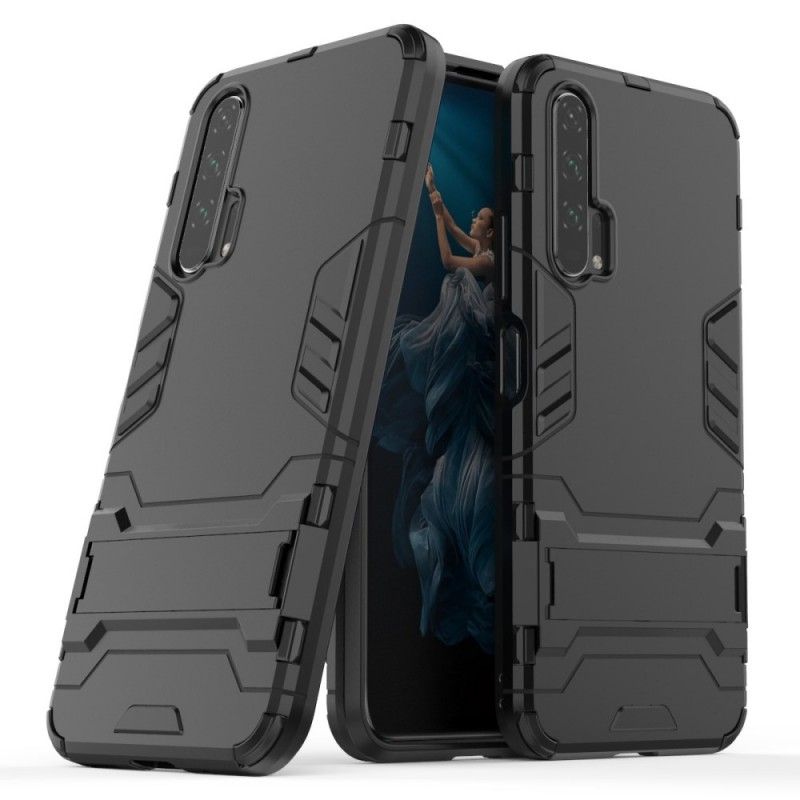 Case Hoesje Honor 20 Pro Donkerblauw Zwart Telefoonhoesje Ultrabestendig