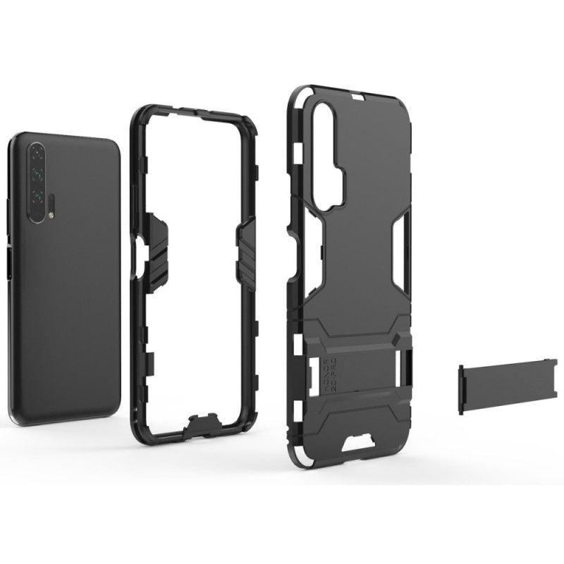 Case Hoesje Honor 20 Pro Donkerblauw Zwart Telefoonhoesje Ultrabestendig