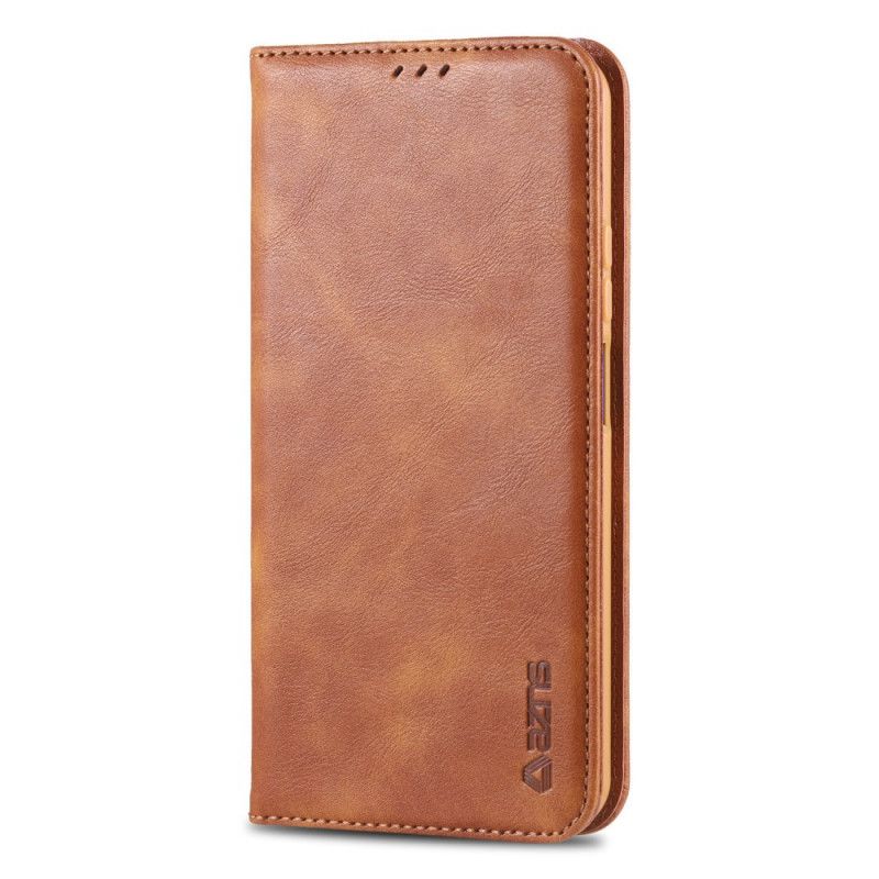 Folio-hoesje Honor 20 Pro Rood Zwart Azns Kunstleer