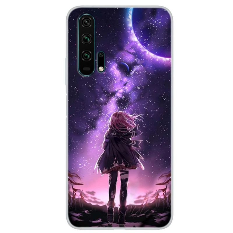 Hoesje Honor 20 Pro Magische Volle Maan