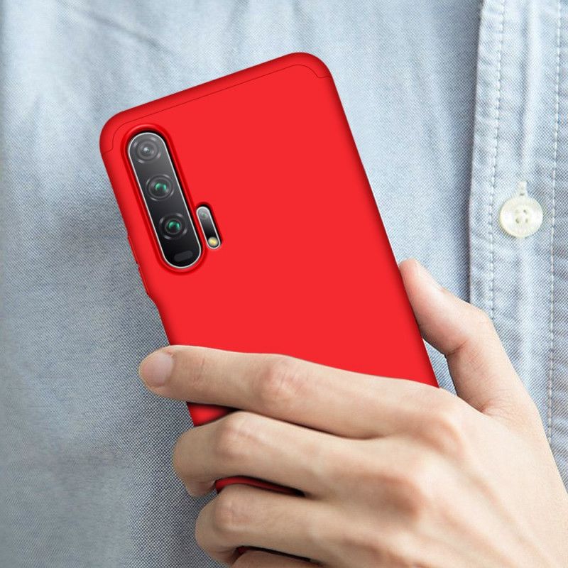 Hoesje Honor 20 Pro Rood Zwart Gkk Afneembaar Vlak