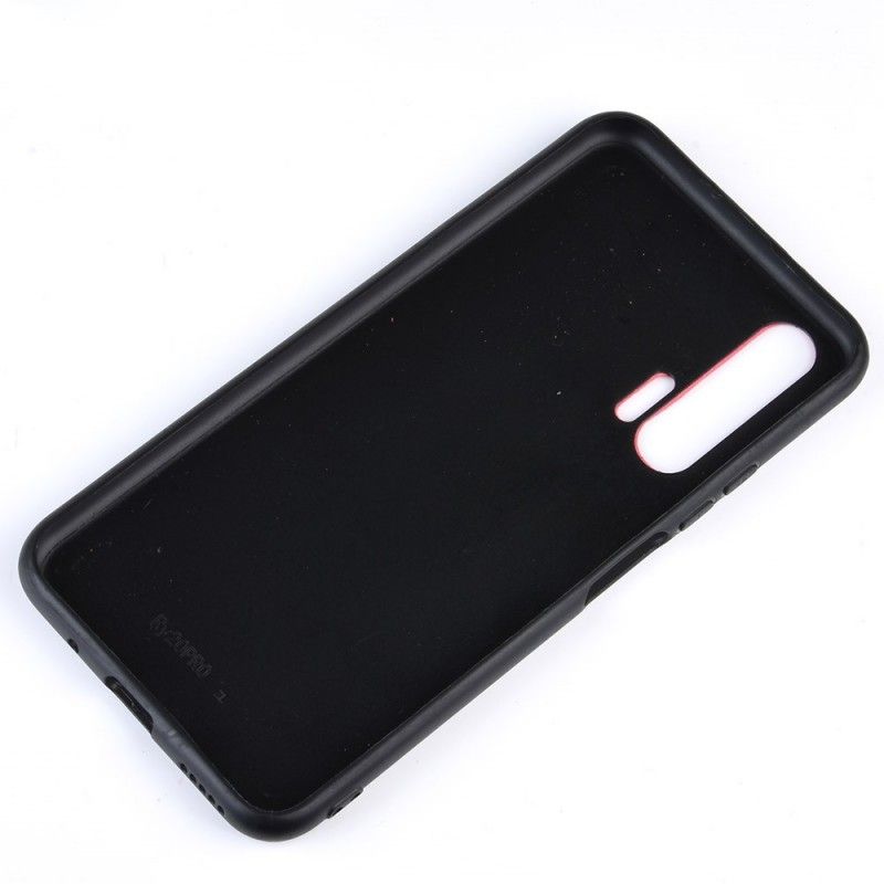 Hoesje Honor 20 Pro Zwart Tweekleurig Glad
