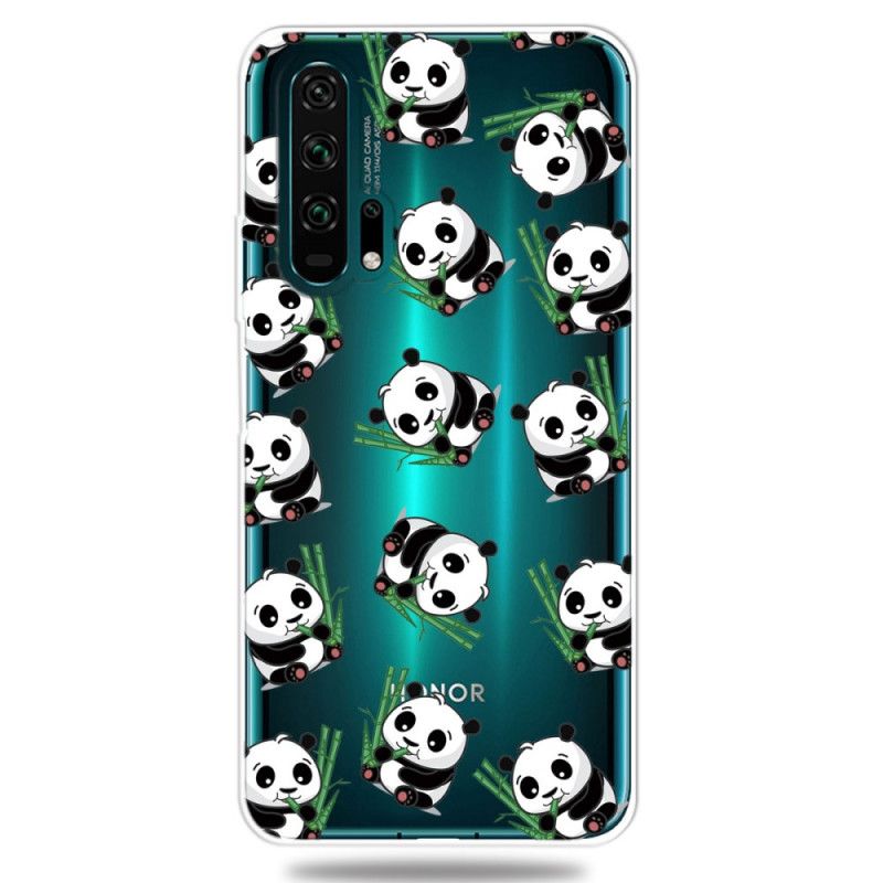 Hoesje voor Honor 20 Pro Leuke Panda'S