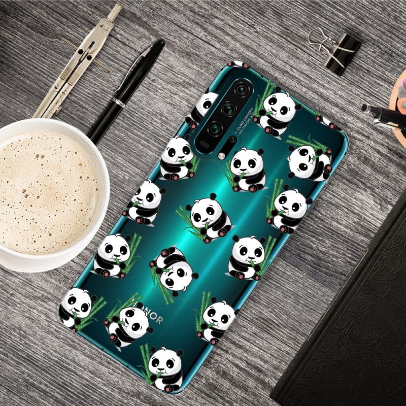 Hoesje voor Honor 20 Pro Leuke Panda'S