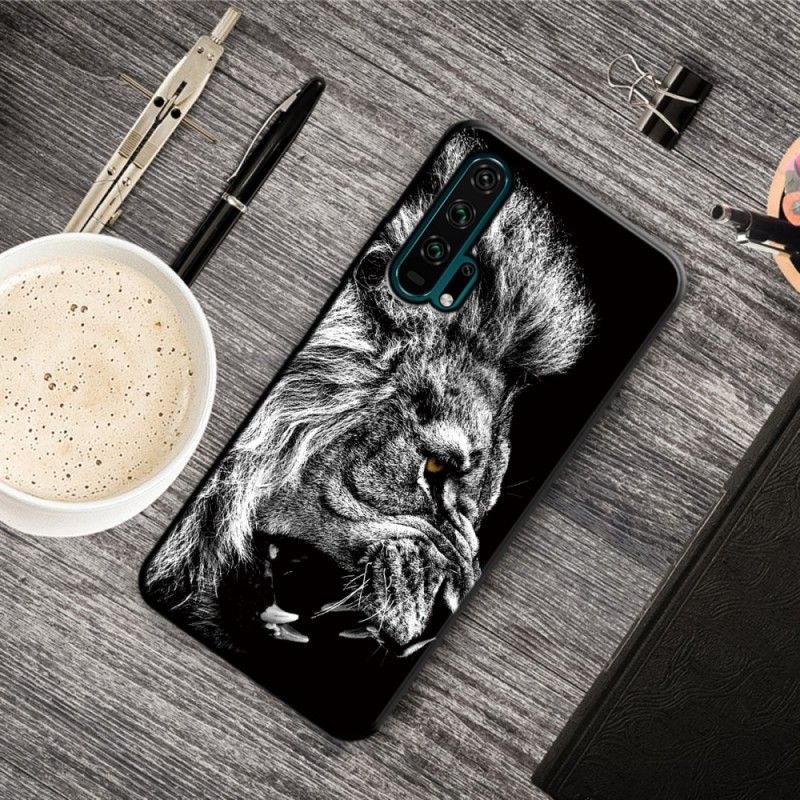 Hoesje voor Honor 20 Pro Woeste Leeuw