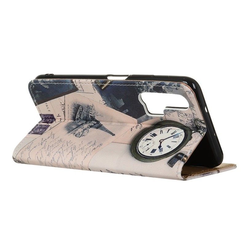 Leren Hoesje Honor 20 Pro Eiffeltoren Van De Dichter