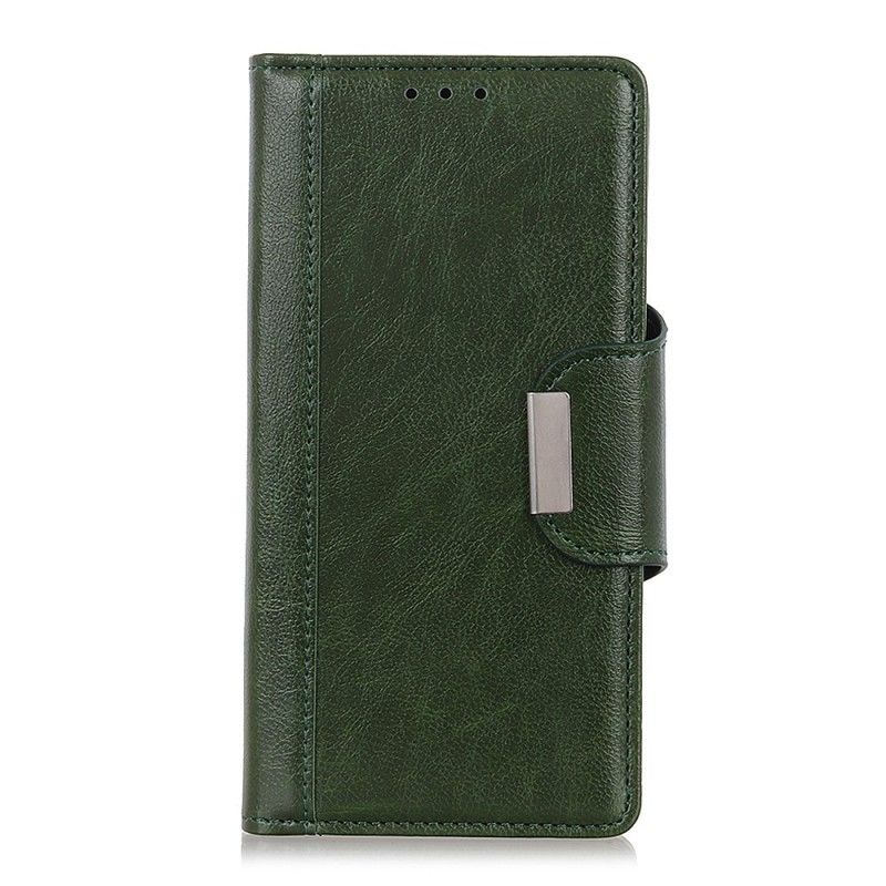 Leren Hoesje voor Honor 20 Pro Groen Sluiting Elegantie Van Imitatieleer