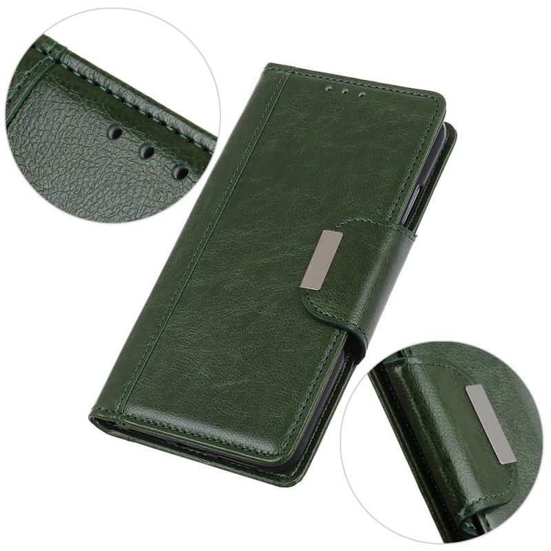 Leren Hoesje voor Honor 20 Pro Groen Sluiting Elegantie Van Imitatieleer