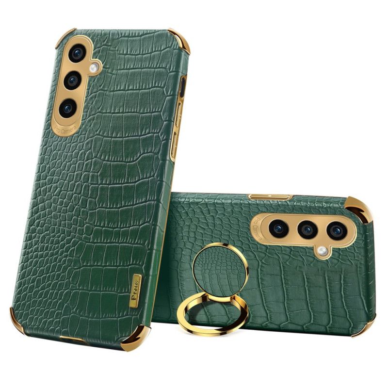 Hoesje Voor Samsung Galaxy A15 5g Krokodillenstijl Met Steun