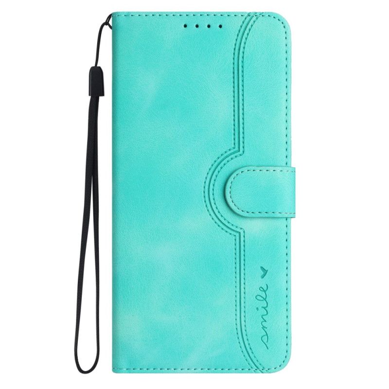Leren Hoesje Samsung Galaxy A15 5g Suède-effect Met Riempje Bescherming Hoesje