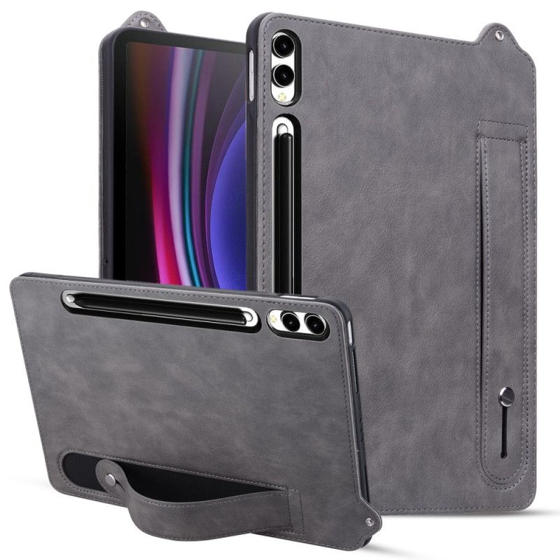 Cover Hoesje Samsung Galaxy Tab S11 Ultra Telefoonhoesje Lederlook Met Handmatige Bevestiging