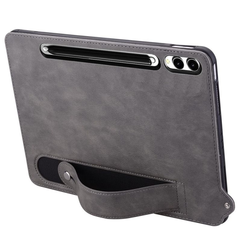 Cover Hoesje Samsung Galaxy Tab S11 Ultra Telefoonhoesje Lederlook Met Handmatige Bevestiging