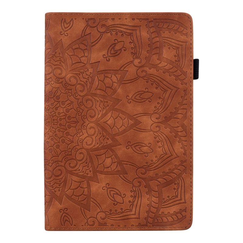 Cover Samsung Galaxy Tab S11 Ultra Mandala Met Suède-effect Bescherming Hoesje