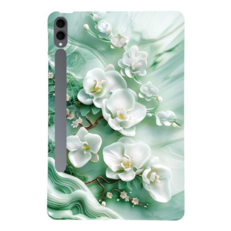 Hoesje Samsung Galaxy Tab S11 Ultra Jadebloemen