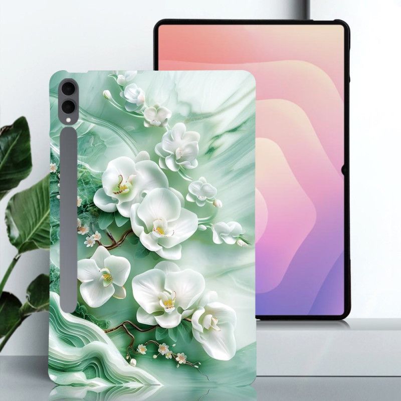 Hoesje Samsung Galaxy Tab S11 Ultra Jadebloemen