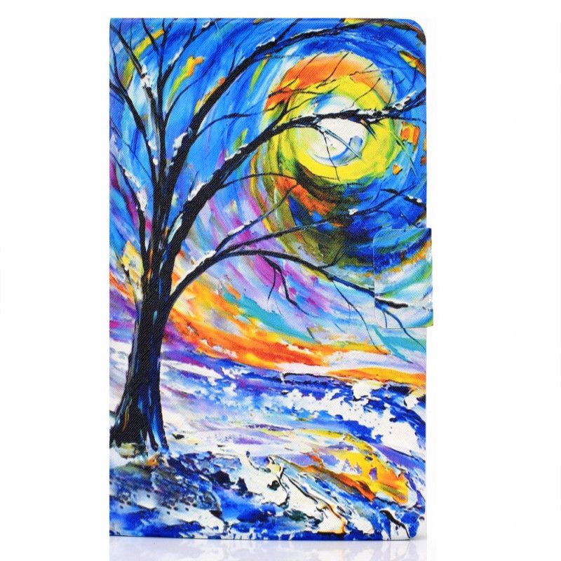 Bescherming Hoesje Samsung Galaxy Tab A7 Telefoonhoesje Kunstboom