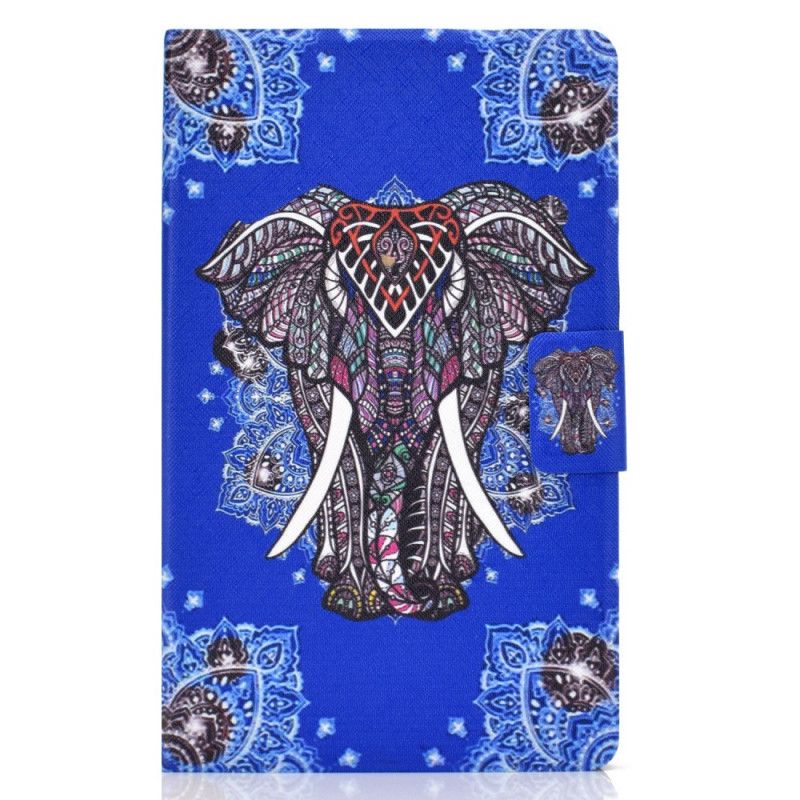 Cover Folio-hoesje Samsung Galaxy Tab A7 Telefoonhoesje Indische Olifant