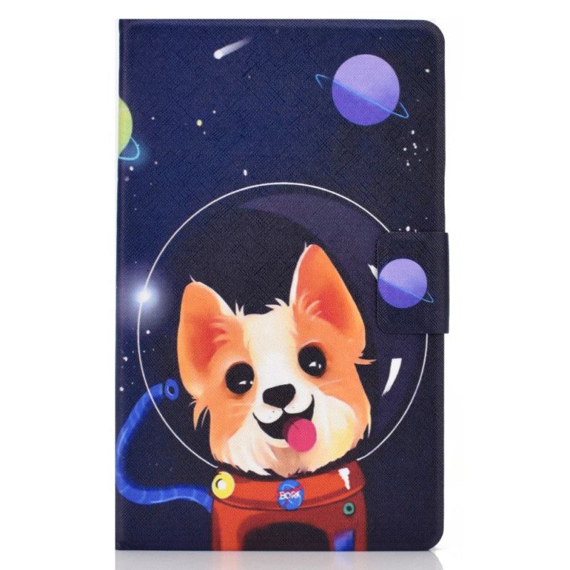 Flip Case Leren Samsung Galaxy Tab A7 Ruimtehond