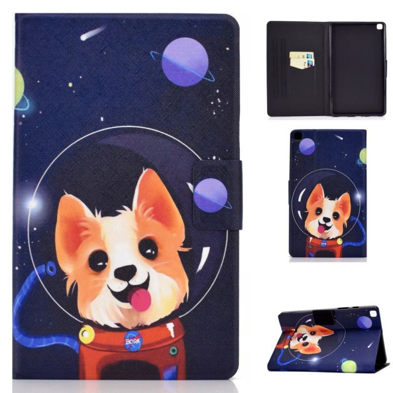 Flip Case Leren Samsung Galaxy Tab A7 Ruimtehond