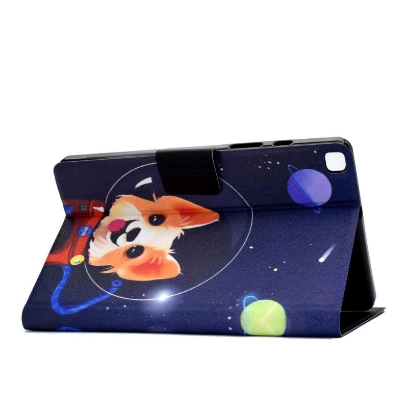 Flip Case Leren Samsung Galaxy Tab A7 Ruimtehond