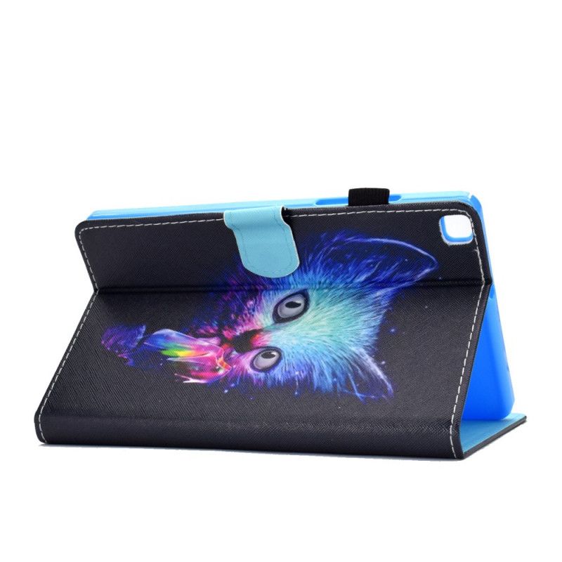 Leren Hoesje Samsung Galaxy Tab A7 Psycho Cat