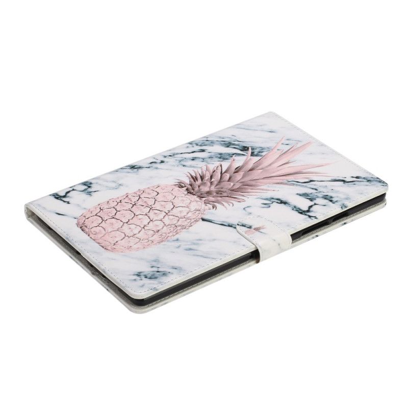 Leren Hoesje voor Samsung Galaxy Tab A7 Ananas
