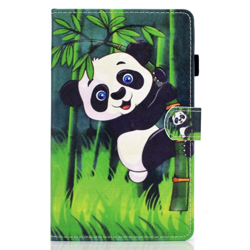 Leren Hoesje voor Samsung Galaxy Tab A7 Panda