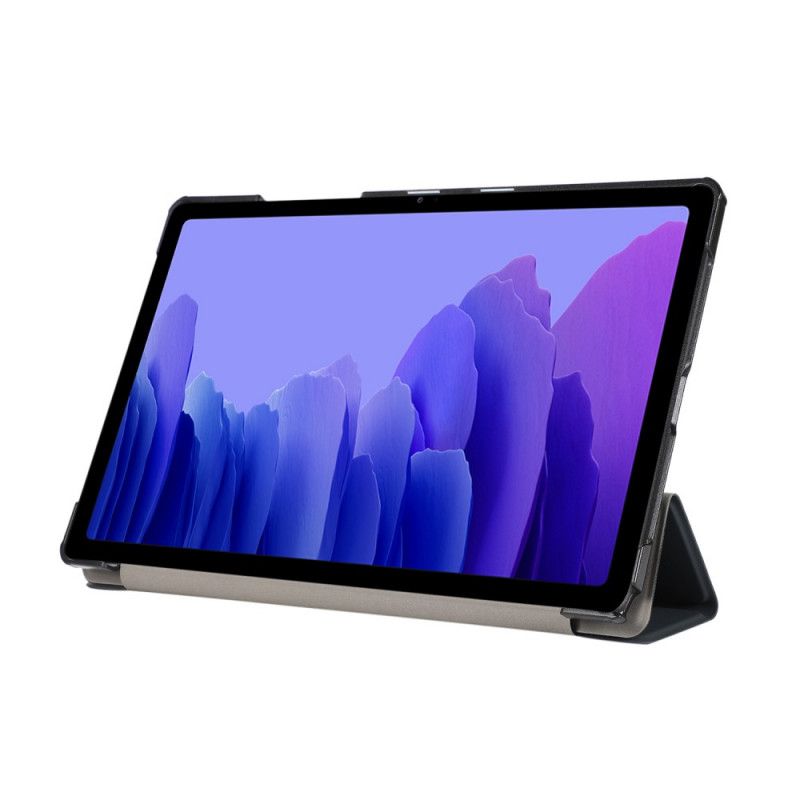 Smart Case Samsung Galaxy Tab A7 Rood Zwart Driebladige Kleuren