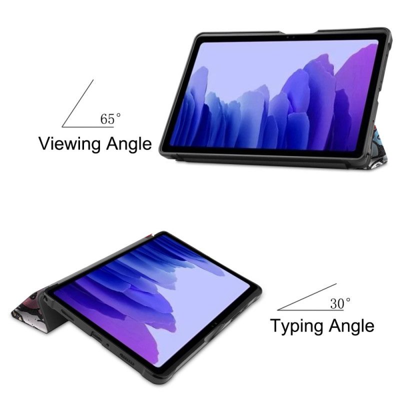 Smart Case Samsung Galaxy Tab A7 Verstevigde Graffiti