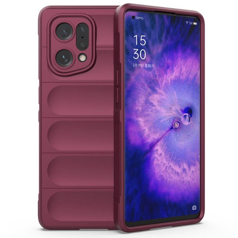 Telefoonhoesje voor Oppo Find X5 Eigentijds Silicium